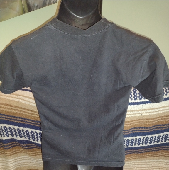 * VINTAGE * GWP Sport | " ROCK " Dripping Guitar T-shirt - Picture 2 of 5